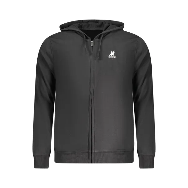 SWEAT-SHIRT NOIR À FERMETURE ÉCLAIR POUR HOMME US GRAND - U.S. GRAND