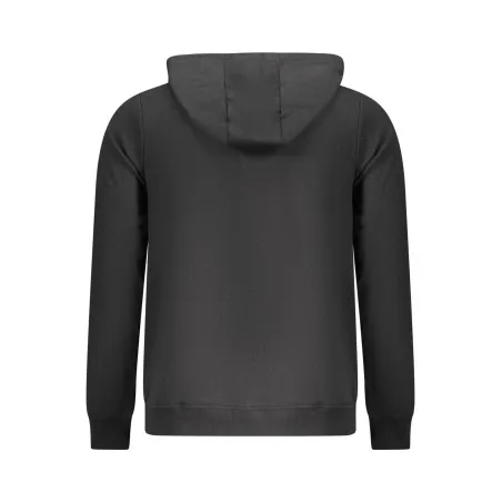 SWEAT-SHIRT NOIR À FERMETURE ÉCLAIR POUR HOMME US GRAND - U.S. GRAND