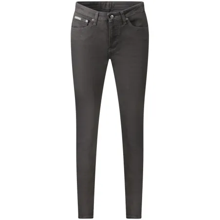 JEAN EN DENIM NOIR POUR FEMME CALVIN KLEIN - CALVIN KLEIN