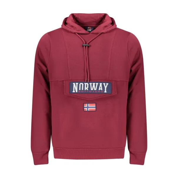 Sweat-shirt zippé violet pour homme Norvège 1963 - NORWAY 1963