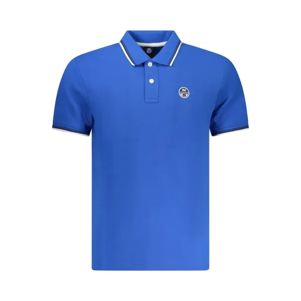 Polo à manches courtes pour homme North Sails, bleu - NORTH SAILS