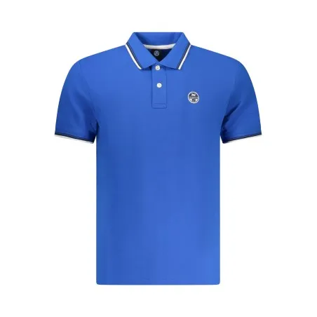 Polo à manches courtes pour homme North Sails, bleu - NORTH SAILS