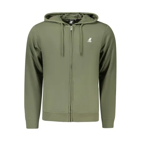 SWEAT-SHIRT VERT À FERMETURE ÉCLAIR POUR HOMME US GRAND - U.S. GRAND