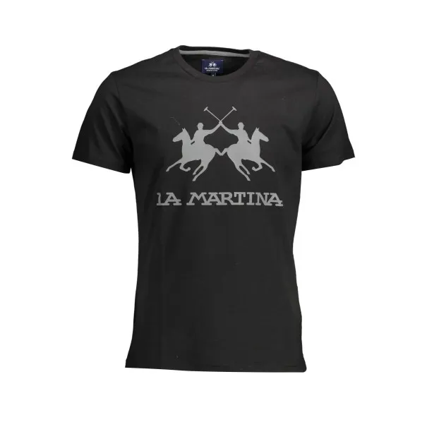 T-SHIRT À MANCHES COURTES HOMME LA MARTINA NOIR - LA MARTINA