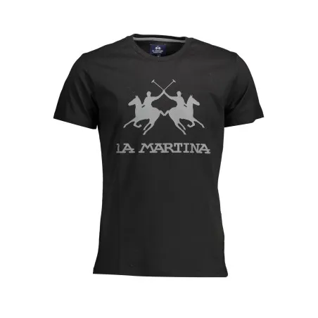 T-SHIRT À MANCHES COURTES HOMME LA MARTINA NOIR - LA MARTINA