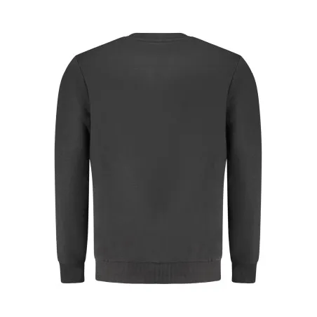 SWEAT-SHIRT NOIR À FERMETURE ÉCLAIR POUR HOMME US GRAND - U.S. GRAND