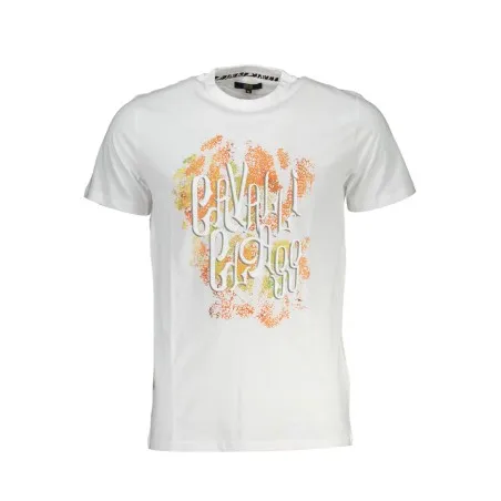 T-SHIRT À MANCHES COURTES CAVALLI CLASS HOMME BLANC - CAVALLI CLASS