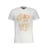 T-SHIRT À MANCHES COURTES CAVALLI CLASS HOMME BLANC - CAVALLI CLASS