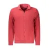 SWEAT-SHIRT ROUGE À FERMETURE ÉCLAIR POUR HOMMES NORVÈGE 1963 - NORWAY 1963