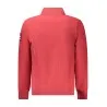SWEAT-SHIRT ROUGE À FERMETURE ÉCLAIR POUR HOMMES NORVÈGE 1963 - NORWAY 1963