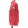 SWEAT-SHIRT ROUGE À FERMETURE ÉCLAIR POUR HOMMES NORVÈGE 1963 - NORWAY 1963