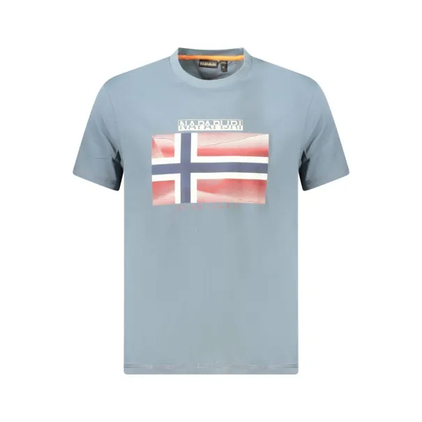 T-SHIRT À MANCHES COURTES NAPAPIJRI HOMME GRIS - NAPAPIJRI