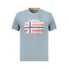 T-SHIRT À MANCHES COURTES NAPAPIJRI HOMME GRIS - NAPAPIJRI