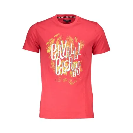 T-SHIRT À MANCHES COURTES CAVALLI CLASS HOMME ROUGE - CAVALLI CLASS