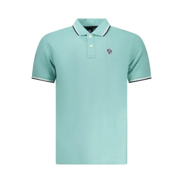 Polo à manches courtes pour homme North Sails, bleu - NORTH SAILS