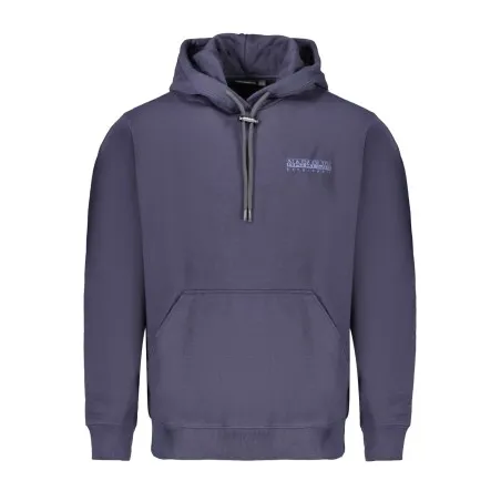 NAPAPIJRI SWEAT-SHIRT SANS FERMETURE ÉCLAIR BLEU POUR HOMMES - NAPAPIJRI