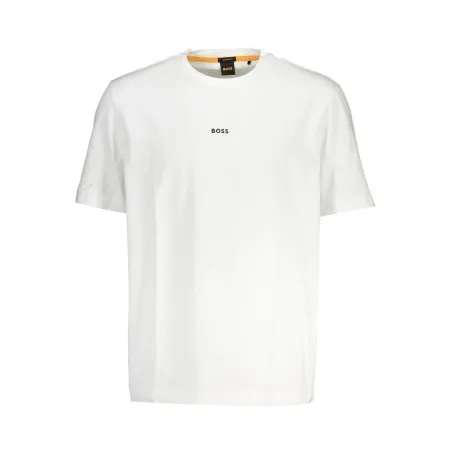 T-SHIRT MANCHES COURTES BOSS HOMME BLANC - BOSS