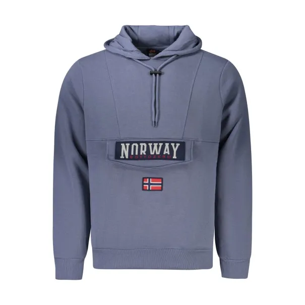 SWEAT-SHIRT ZIPPÉ BLEU POUR HOMME NORVÈGE 1963 - NORWAY 1963