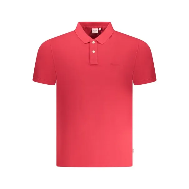 POLO À MANCHES COURTES POUR HOMMES PEPE JEANS ROUGE - PEPE JEANS