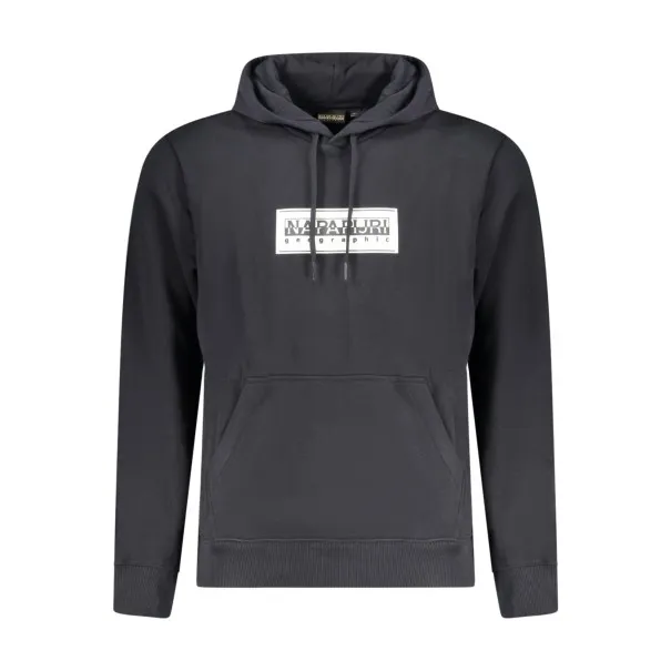 NAPAPIJRI SWEAT-SHIRT SANS FERMETURE ÉCLAIR NOIR POUR HOMMES - NAPAPIJRI