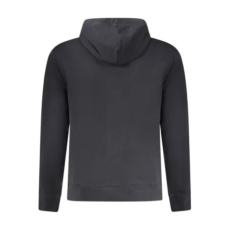 NAPAPIJRI SWEAT-SHIRT SANS FERMETURE ÉCLAIR NOIR POUR HOMMES - NAPAPIJRI