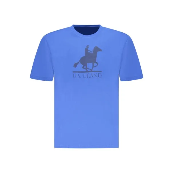 T-shirt à manches courtes bleu pour homme US GRAND - U.S. GRAND