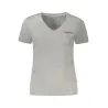 T-SHIRT À MANCHES COURTES GUESS JEANS FEMME GRIS - GUESS JEANS