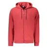 Sweat-shirt zippé rouge pour homme Norvège 1963 - NORWAY 1963