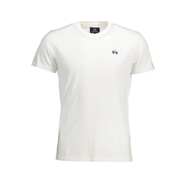 T-SHIRT BLANC À MANCHES COURTES POUR HOMME LA MARTINA - LA MARTINA