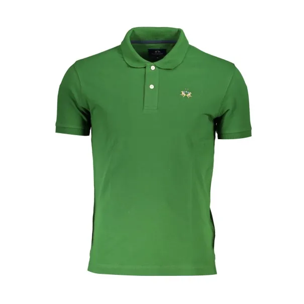 POLO HOMME LA MARTINA VERT MANCHES COURTES - LA MARTINA