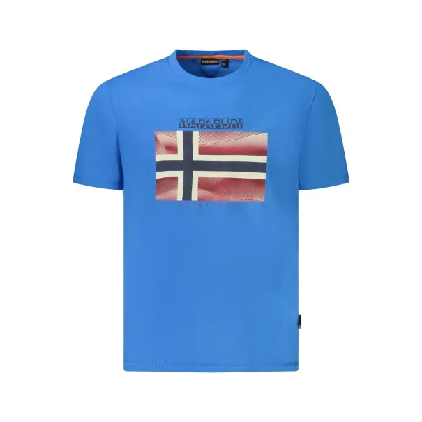 T-SHIRT À MANCHES COURTES NAPAPIJRI HOMME BLEU - NAPAPIJRI