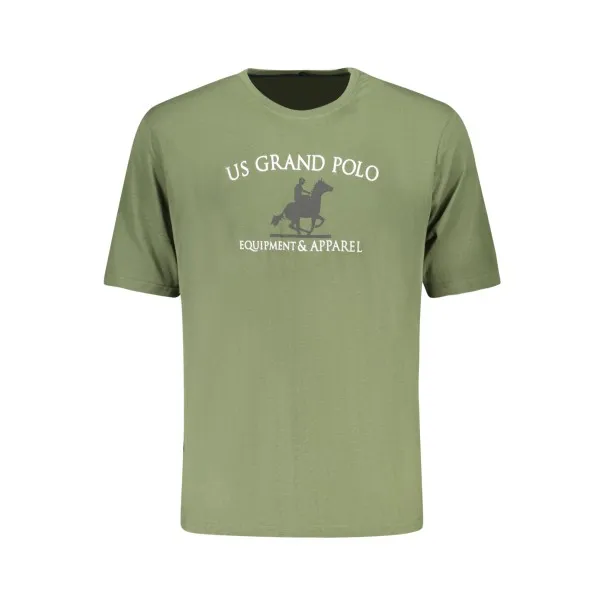T-shirt vert à manches courtes pour homme US GRAND - U.S. GRAND