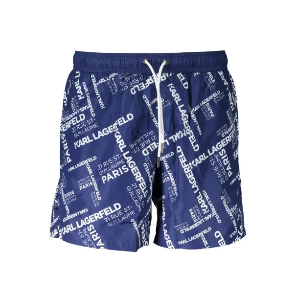 BAS DE MAILLOT DE BAIN KARL LAGERFELD BEACHWEAR HOMME BLEU - KARL LAGERFELD BEACHWEAR