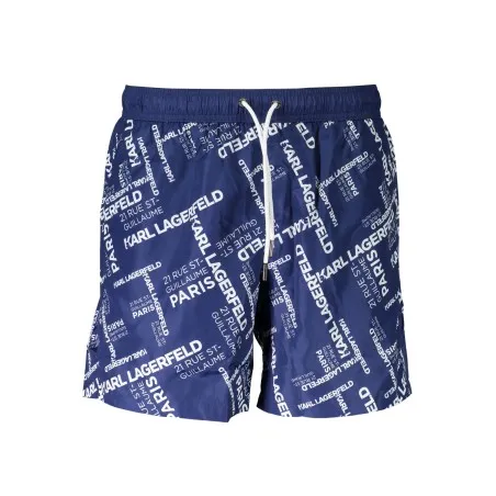 BAS DE MAILLOT DE BAIN KARL LAGERFELD BEACHWEAR HOMME BLEU - KARL LAGERFELD BEACHWEAR