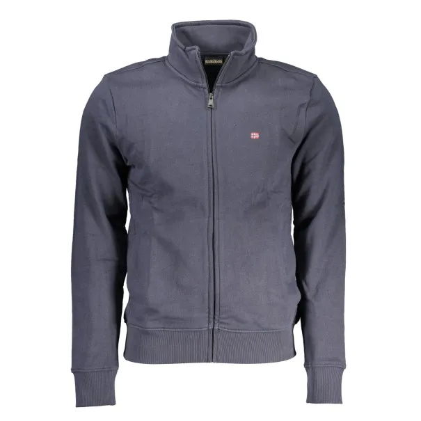 SWEAT-SHIRT ZIPPÉ NAPAPIJRI HOMME BLEU - NAPAPIJRI