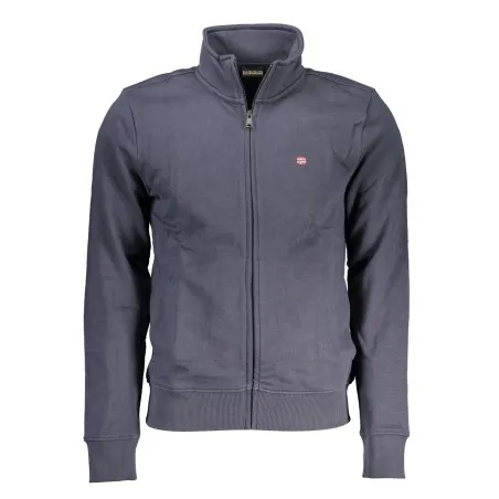 SWEAT-SHIRT ZIPPÉ NAPAPIJRI HOMME BLEU - NAPAPIJRI