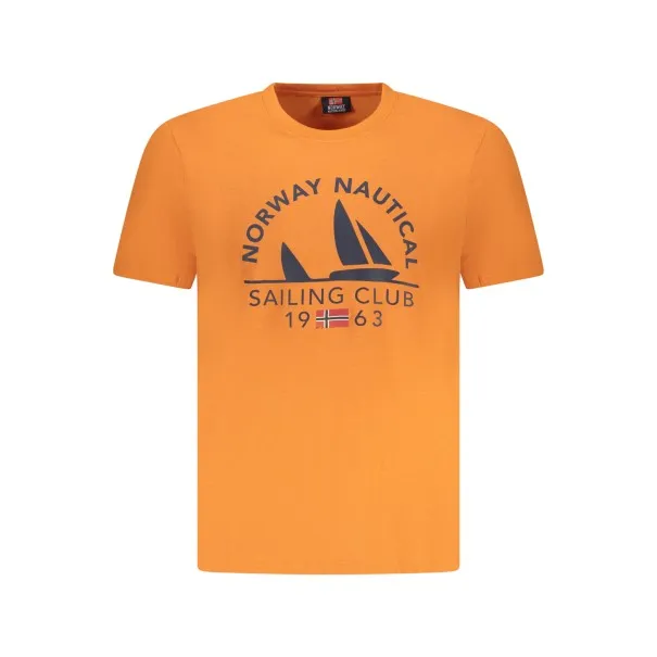 T-SHIRT À MANCHES COURTES POUR HOMME NORVÈGE 1963 ORANGE - NORWAY 1963