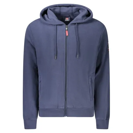 Sweat-shirt zippé bleu pour homme Norvège 1963 - NORWAY 1963