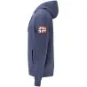 Sweat-shirt zippé bleu pour homme Norvège 1963 - NORWAY 1963