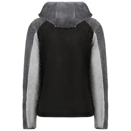 SWEAT-SHIRT NOIR À FERMETURE ÉCLAIR POUR FEMMES NORVÈGE 1963 - NORWAY 1963