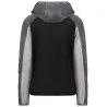 SWEAT-SHIRT NOIR À FERMETURE ÉCLAIR POUR FEMMES NORVÈGE 1963 - NORWAY 1963