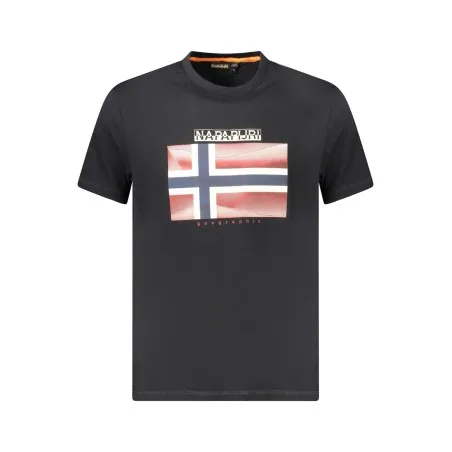 T-SHIRT À MANCHES COURTES NAPAPIJRI HOMME NOIR - NAPAPIJRI