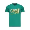 T-SHIRT À MANCHES COURTES CAVALLI CLASS HOMME VERT - CAVALLI CLASS