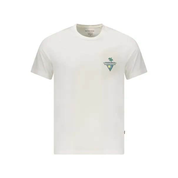 T-SHIRT MANCHES COURTES GUESS JEANS HOMME BLANC - GUESS JEANS