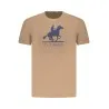 T-shirt à manches courtes pour homme US GRAND, marron - U.S. GRAND