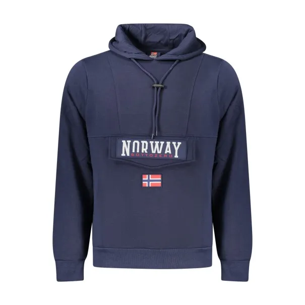 SWEAT-SHIRT ZIPPÉ BLEU POUR HOMME NORVÈGE 1963 - NORWAY 1963