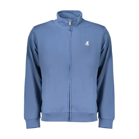 SWEAT-SHIRT BLEU À FERMETURE ÉCLAIR POUR HOMME US GRAND - U.S. GRAND