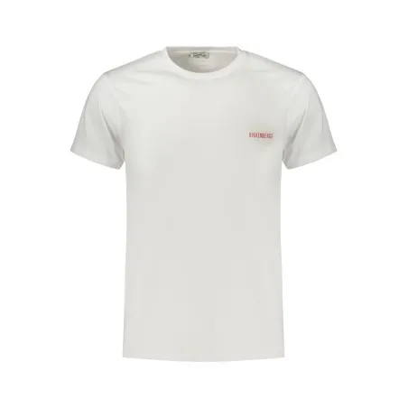 T-shirt blanc à manches courtes pour homme BIKKEMBERGS - BIKKEMBERGS