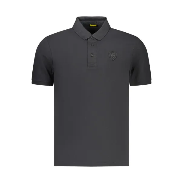 Polo à manches courtes pour homme BLAUER APPAREL, noir - BLAUER