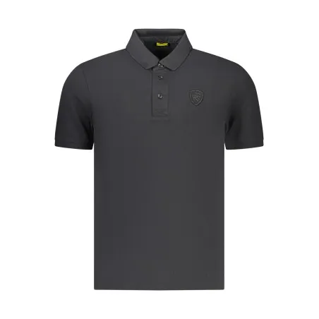 Polo à manches courtes pour homme BLAUER APPAREL, noir - BLAUER